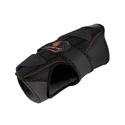 ShockDoctor Erwachsene Handgelenkschützer Handgelenkbandage mit 3 Straps, Black, XL, 824L-BK