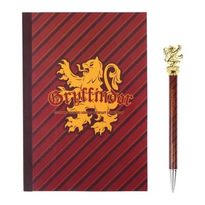 CERDA Harry Potter – Set di cancelleria grifondoro – Blocco note + penna – 2 pz