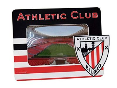 Athletic Club - Portafotos, Marco de Fotos Infantil, para Amantes del Futbol, para Niños, Niñas y Adultos, Decoración de Habitaciones Infantiles, Ideal para Regalar en Cumpleaños, Comuniones, Bautizos, 15L x 10W cm , Producto Oficial (CyP Brands)