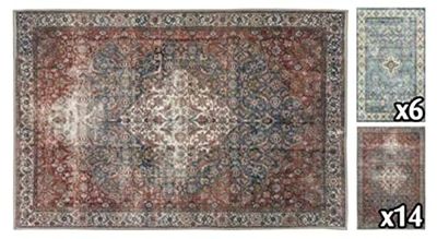 VEA SRL L.Rug Alfombra ECOPELL. Vintage 50 x 80