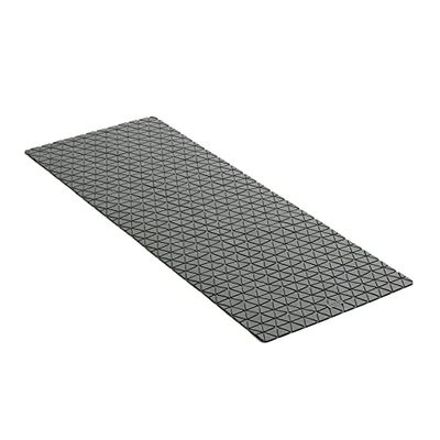 TATAY Alfombra de Bañera Antideslizante de Caucho SBS - TP con 126 Ventosas, Rectangular, Diseño Diamond, Gris. Medidas 97 x 36 cm