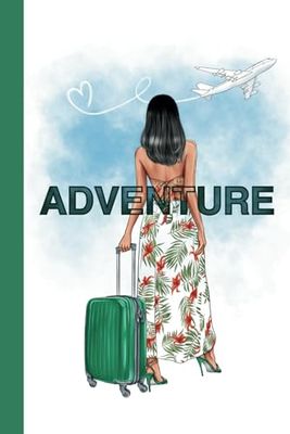 Adventure Lined Notebook - Floral: Lined Notebook, 6X9 Journal, 120 Pages