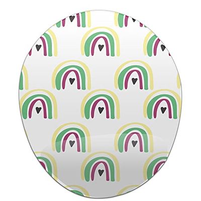 Bonamaison, Tapis de Souris Ergonomique avec Repose-Poignet - Impression numérique - pour Le Bureau et la Maison - 20 x 23 cm