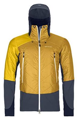 ORTOVOX Swisswool Piz Palü Jacket M, Giacca Uomo, Yellowstone, S