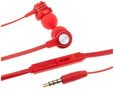 APM 600312 - Ecouteurs Intra-Auriculaires avec Micro Et Volume - Rouge