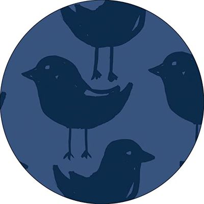 Bonateks, Round Digital Printed Mouse Pad, Non-Slip Base, for Office and Home, Diameter:22cm
