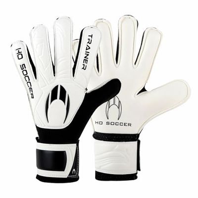 HO Soccer Trainer Pursuit FL White Gants de Gardien de But Unisexe pour Enfant Blanc/Noir Taille 3