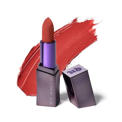 Urban Decay Vice Lipstick | Rossetto | Idratante | Alto potere coprente | Vegano | Opaco | Argilla pesca rossa | Hitch Hike | 3,4 g