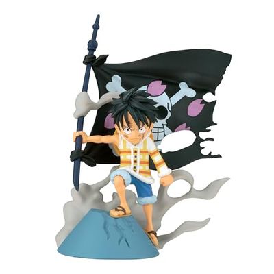 Banpresto Figurine d'action Monkey D. Luffy One Piece - World Collectable Log Stories 8 cm, Multicolore, BP89295P