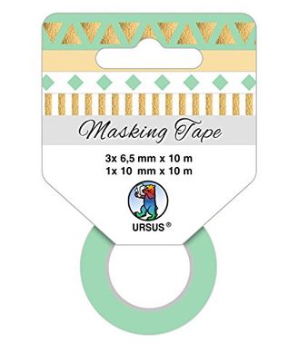 Ursus 58850005 Masking Tape, Grafica, Confezione da Pezzi