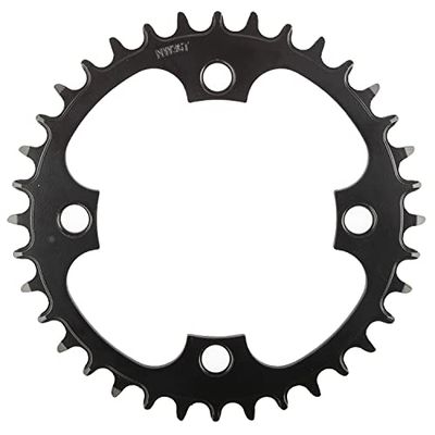 M-Wave Pd-r4-s-nw, Ruota Bici elettrica, per Catene da 1/2 x 3/32 e 11/128", per Brose, Bosch, Shimano, Foro Circolare 104 mm Unisex-Adulto, Nero, Zähneanzahl: 34