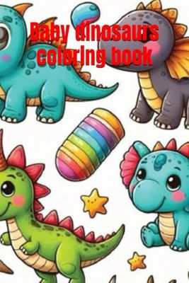 Baby dinosaurs coloring book