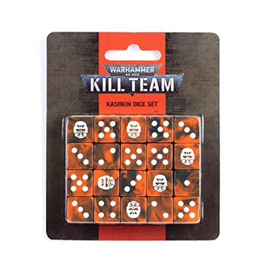 Games Workshop Warhammer 40k - Set di dadi Kill Team Kasrkin