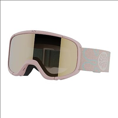 Salomon Rio Kids Gogle narciarskie, snowboardowe, przyjazne dla dzieci, dopasowanie i komfort, większy komfort dla oczu i trwałość, pomarańczowe, jeden rozmiar