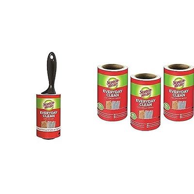 Scotch-Brite Lint Rollers Every Day Clean value bundle - Starter pack - Scotch Brite Lint Roller 56 Sheets + Refill packs 3 pieces in pack, total 224 Sheets