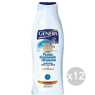 Genera genererar 12 after Sun återfuktande vitamin och ML 250 garveri för hav och sommar, flerfärgad, unik