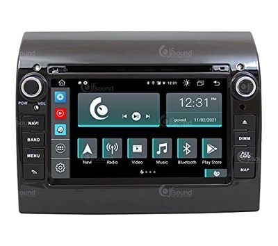 Costum Fit Bilradio för Ducato 290 Android GPS Bluetooth WiFi USB Full HD Touchscreen Display 7" Easyconnect Processor 8core Röstkontroller