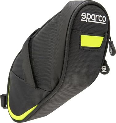 Sparco borsa gialla per bicicletta in materiali compositi impermeabile e resistente all'abrasione