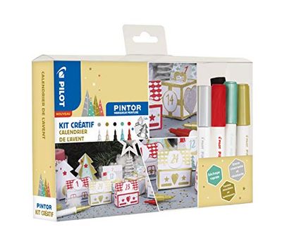 Pilot Pintor Creative Adventskalender kit + 5 pennor