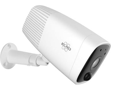ELRO COB2000 Telecamera di Sorveglianza Wi-Fi da Esterno│Telecamera di Sicurezza Senza Fili con Batteria Ricaricabile, Sensore di Movimento, Visione Notturna, Full HD 1080P│IP65 Impermeable.