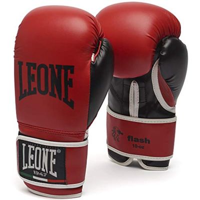 LEONE 1947 Flash boxningshandskar, Unisex vuxen, Röd, M, GN083