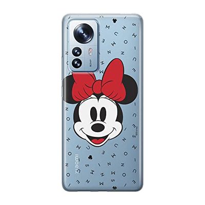 ERT GROUP mobiel telefoonhoesje voor Xiaomi 12 PRO origineel en officieel erkend Disney patroon Minnie 056 optimaal aangepast aan de vorm van de mobiele telefoon, gedeeltelijk bedrukt