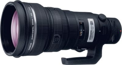 Olympus 300 mm f:2.8 Zuiko ED - Objetivo para Cuatro tercios, Negro