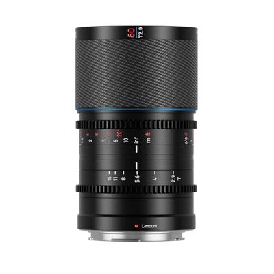 SIRUI Saturn 50mm T2.9 1.6X Full Frame carbonio fibra Anamorphic Lens, cine cinema obiettivo obiettivi lens lenti lente più leggero di 500g (Blue Flares, L Mount)