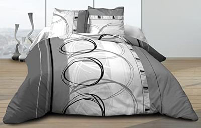 Le Linge de Jules Beddengoed, 160 x 200 cm, katoen, grijs