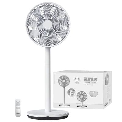 Amig - Draagbare ventilator GALAIR WIFI-01 Ultra Silence | Staand of tafel | Stil 13 dB | Laag verbruik 27 W | 26 snelheden | Slaapfunctie | Verticale en horizontale oscillatie