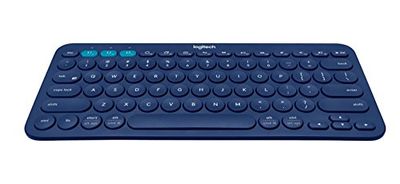 Logitech K380 Wireless Multi-Device Keyboard, QWERTY Italian Layout - Blue