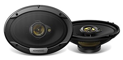 KENWOOD, Sistema di altoparlanti KFC-S6976EX serie Stage Sound a 3 vie, Potenza di picco 500W, montaggio a filo, 3 altoparlanti, Cono del woofer da 6" x 9" in Polypropilene, Nero