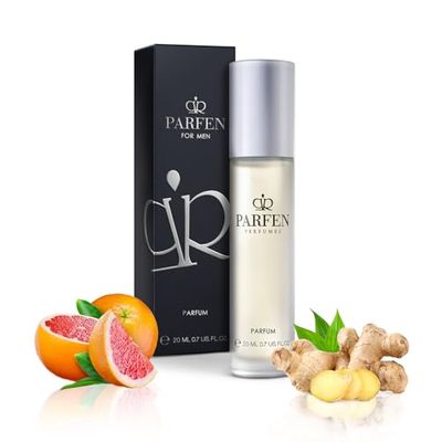 PARFEN № 407 - PURE - Eau de Parfum 20ml - fragranza maschile altamente concentrata con essenze dalla Francia, profumo analog