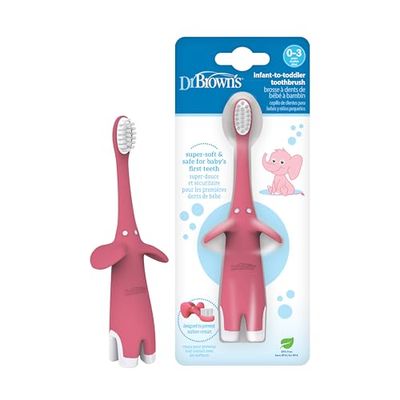 Dr Brown's Options tandborste, rosa