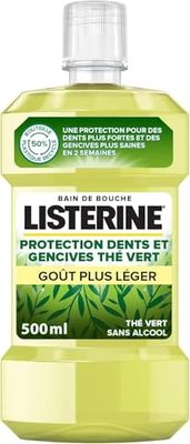 LISTERINE BAIN BOUCHE PROTECTION DENTS ET GENCIVES THE VERT 500ML