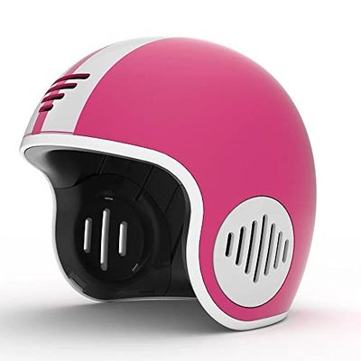 Chillafish Bobbi ABS gecertificeerde multisporthelm, hoofdomtrek 51-55 cm, met zomer- en winterpads, verstelbare kromriem, goede luchtstroom en ademend, roze