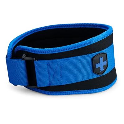 Harbinger 4.5" Foam Core Cinturón para la zona lumbar y la estabilidad del tronco, Azul, Unisex, Small