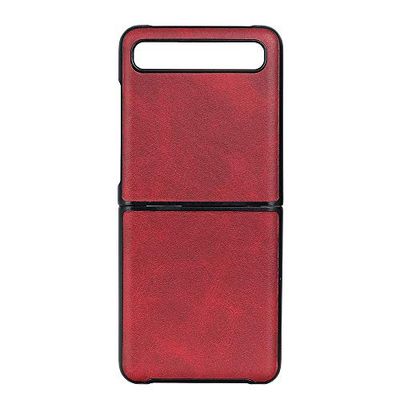 Hülle® Artificial Leather Case Compatible for Samsung Galaxy Z Flip (2)