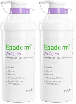 Epaderm Cream, 500g (Pack of 2)