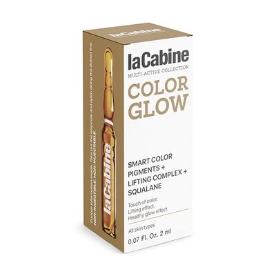 laCabine Color Glow Fiale 1x2ml | Tocco di colore ed effetto lifting | Con Complesso Lifting, Squalane e Pigmenti Colorati Intelligenti