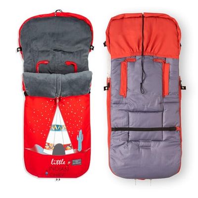 Interbaby D10053 Universele voetenzak voor kinderwagen, uniseks