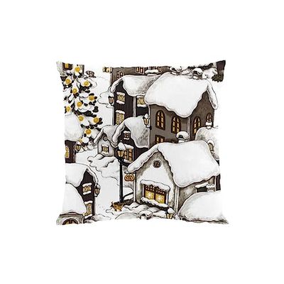 Arvidssons Textil Lyckeby - Federa per cuscino, 43 x 43 cm, colore marrone