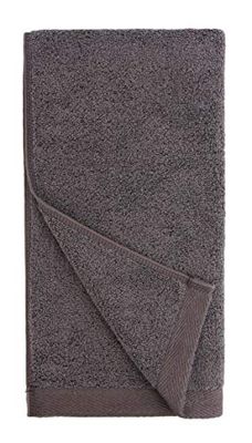 Everplush Juego de Toallas de Mano, 55% algodón, carbón (Gris Oscuro), 4 Unidades
