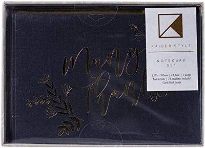 KAISERCRAFT PTY LTD (3 PL) Cartes/ENVEL 3.5 14 PK Beaucoup de remerciements, taille unique