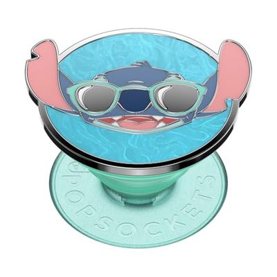 PopSockets: Impugnatura per telefono con cavalletto espandibile, presa pop per telefono, Disney - Suns Out Stitch