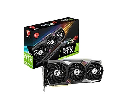 MSI Geforce Rtx 3080 Gaming Z Trio 10G Lhr Scheda Grafica Rtx 3080, 1830Mhz, ‎‎Nero