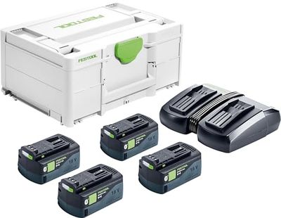 Festool Set de energía SYS 18V 4x5,0/TCL 6 Duo