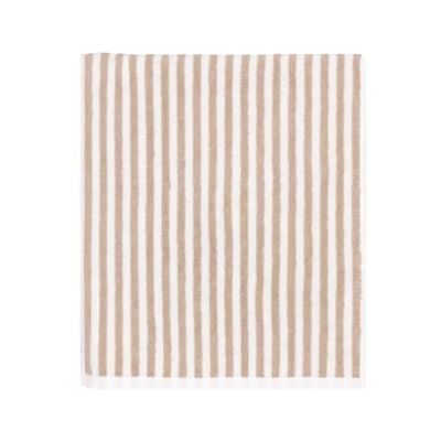 Yard Toalla de baño de algodón a Rayas Hebden - Natural - 70x130cm