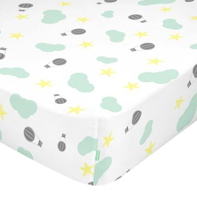HappyFriday HAPPYNOIS flerfärgade lakan 105 x 200 x 32 cm