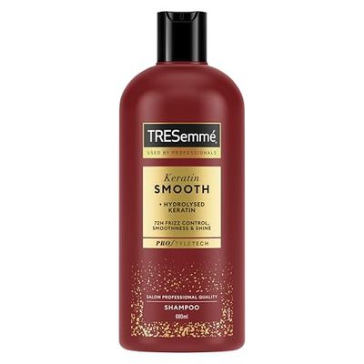 TRESemme Keratin Smooth Shampoo salon professional quality hair care for 72h frizz control, smoothness & shine 680 ml